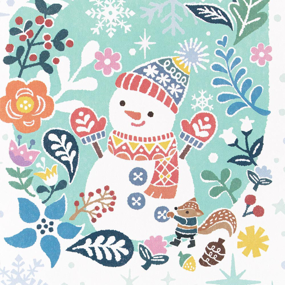 Winter Snowman - NB.co postcard