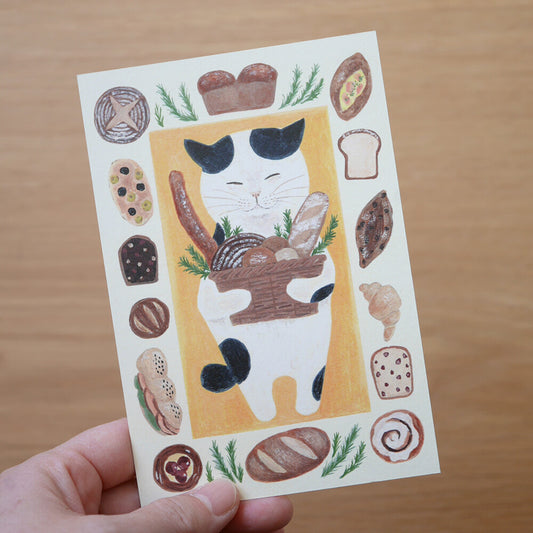 Buchi Neko - Cat in a picture book series- 4Legs postcards