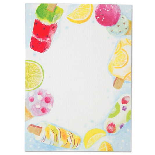 Ice Cream - Summer Illustration Postcard