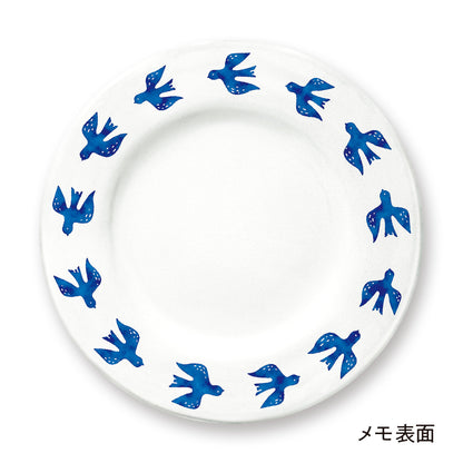 Bird - memo pad Marumemo Scandinavian Dish Collection