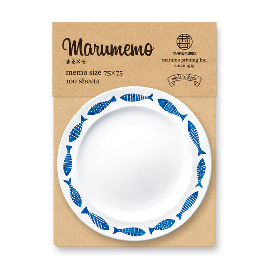Fish - memo pad Marumemo Scandinavian Dish Collection
