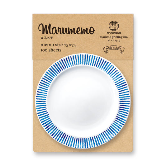 Line - memo pad Marumemo Scandinavian Dish Collection