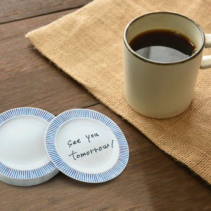 Line - memo pad Marumemo Scandinavian Dish Collection