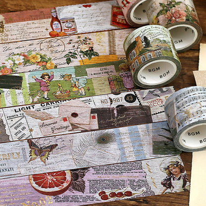 Romance Letter - BGM Washi tape
