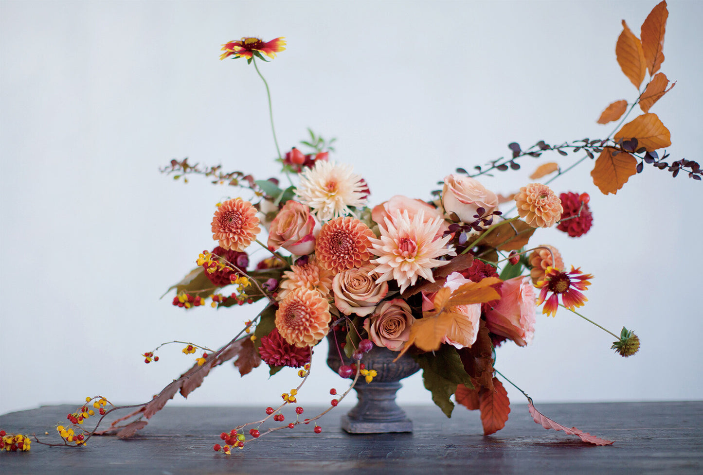 Autumn flower arrangement - Frontia postcard