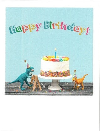 Happy Dinos - Happy BIrthday - Pola Card