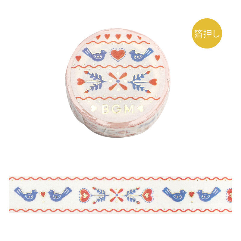 Vintage Embroidery - Masking Tape - BGM washi tape