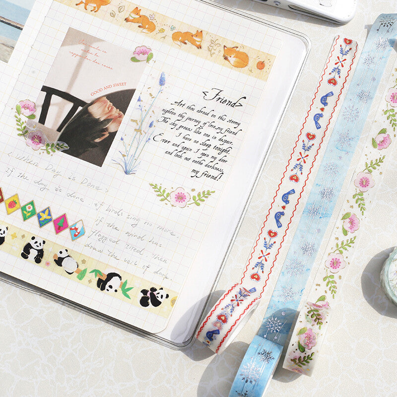 Vintage Embroidery - Masking Tape - BGM washi tape