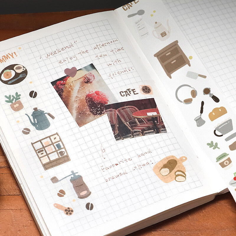 Today's Coffee - BGM Washi tape