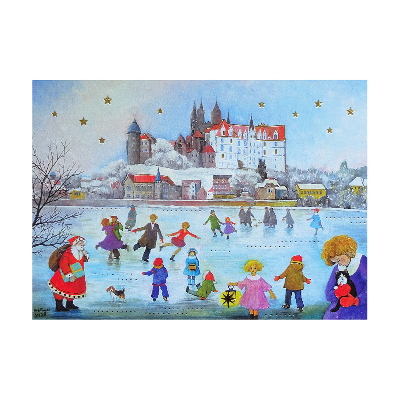 Christmas in Meissen - LUKA BASIC postcard