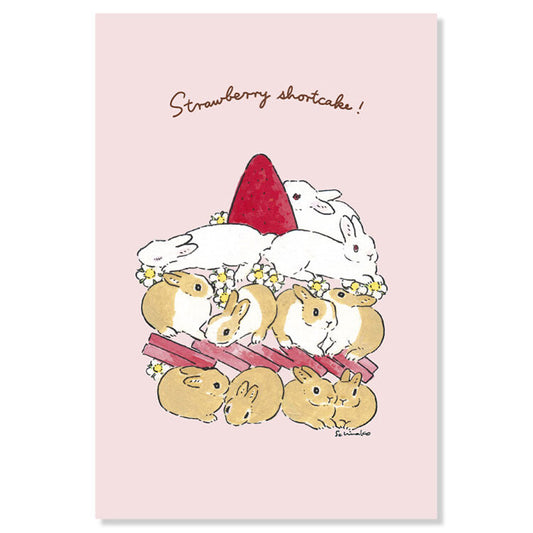 Strawberry Shortcake - Moriyama Motoko Postcard