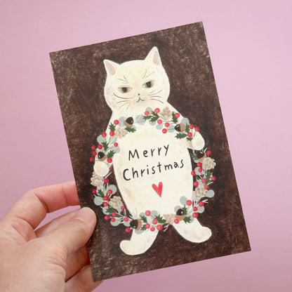 Cat's Christmas- 4Legs postcards