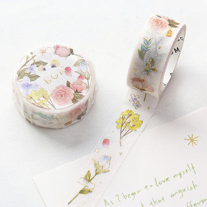 Flower Poem - Masking Tape - BGM washi tape