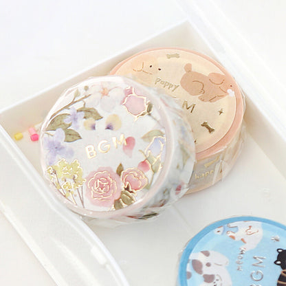 Flower Poem - Masking Tape - BGM washi tape