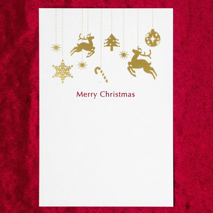 Ornament - RUKKAKU Gold Foil Postcard