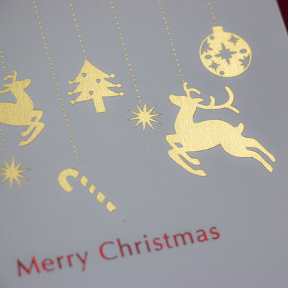 Ornament - RUKKAKU Gold Foil Postcard
