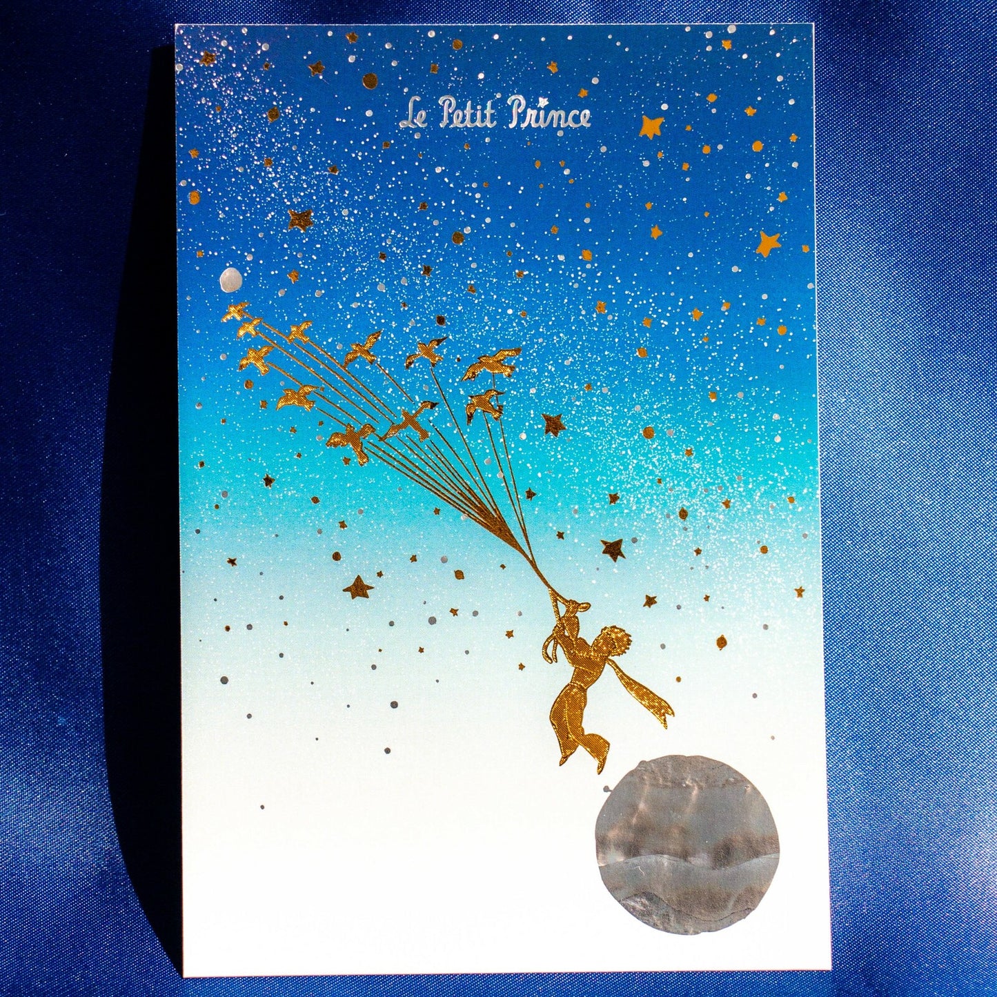 [Migratory Birds] - Le Petit Prince x ROKKAKU foli-stamped postcard