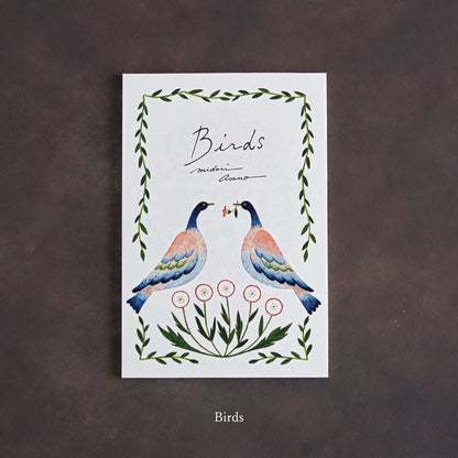 BIRDS - Asano Midori postcard pad