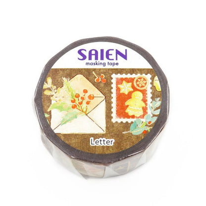 Letter - SAIEN gold foil masking tape