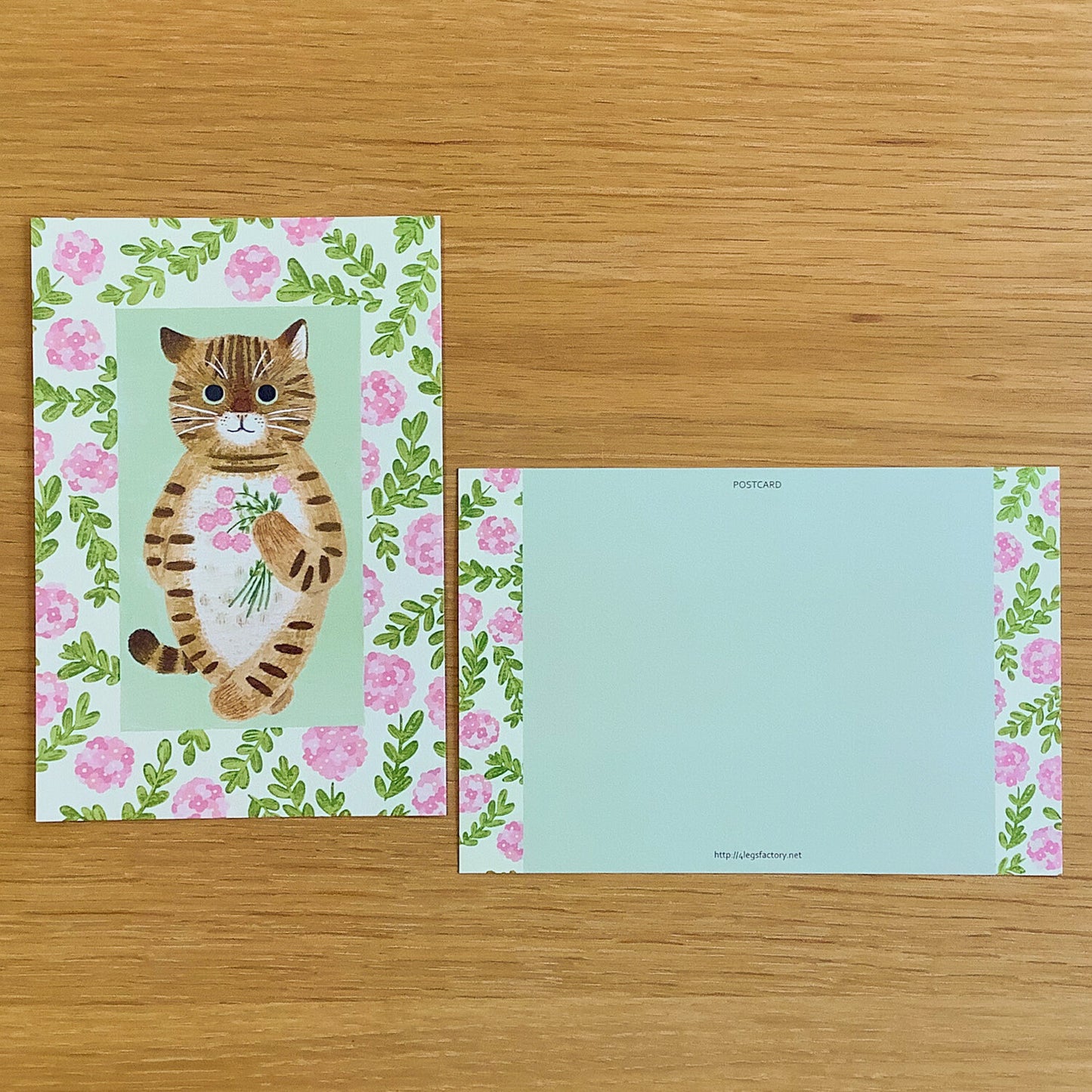 Kiji Tiger - Cat in a picture book series- 4Legs postcards