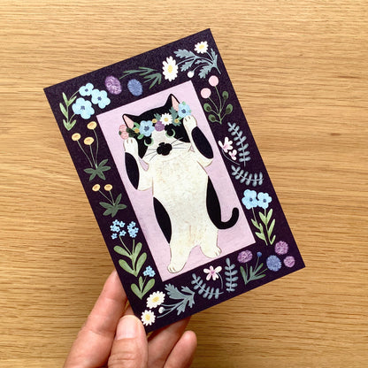 Bull Cat - Cat in a picture book series- 4Legs postcards