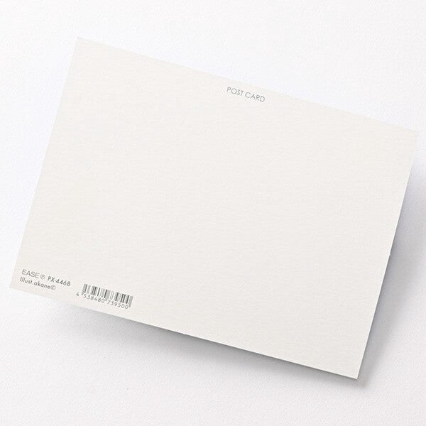 Tree in the snow at night - EASE foil postcard