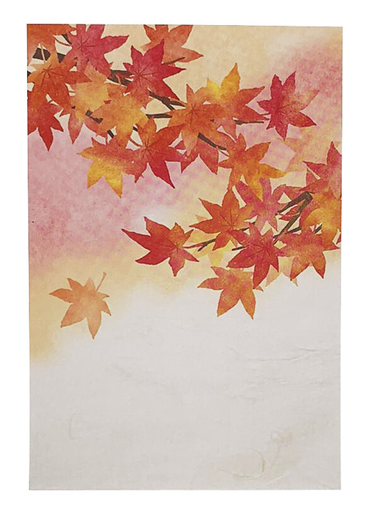 Autumn leaves - autumn postcard