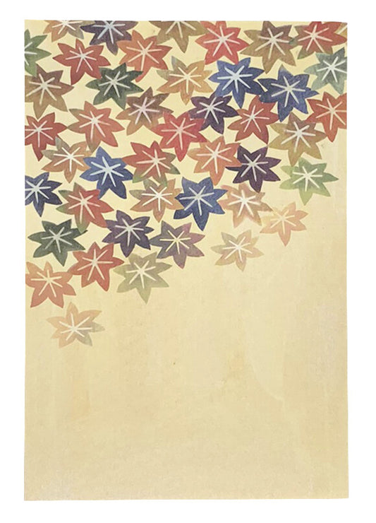Autumn leaves - autumn postcard