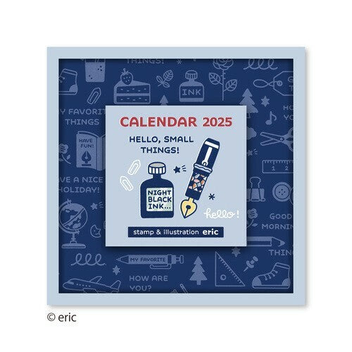 2025 Daily Calendar eric color 60×60×30mm