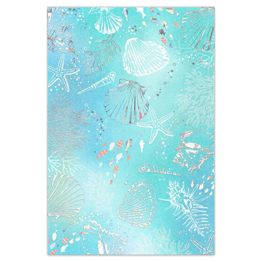 Shell - pearlescent postcard - NB.co