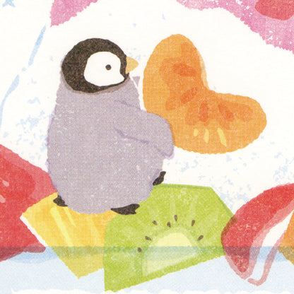 Shaved Ice Penguin - NB.co Summer Greeting Postcard