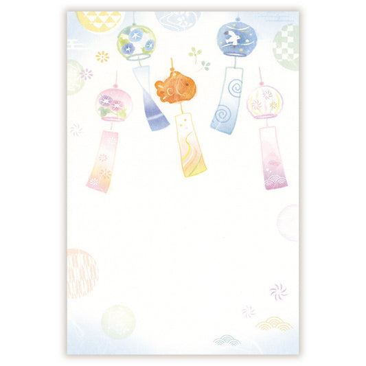 Summer Wind Chime - NB.co Summer Greeting Postcard