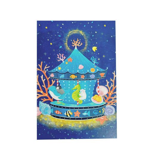 Merry-go-round of the sea - Asano Yoshida Postcard