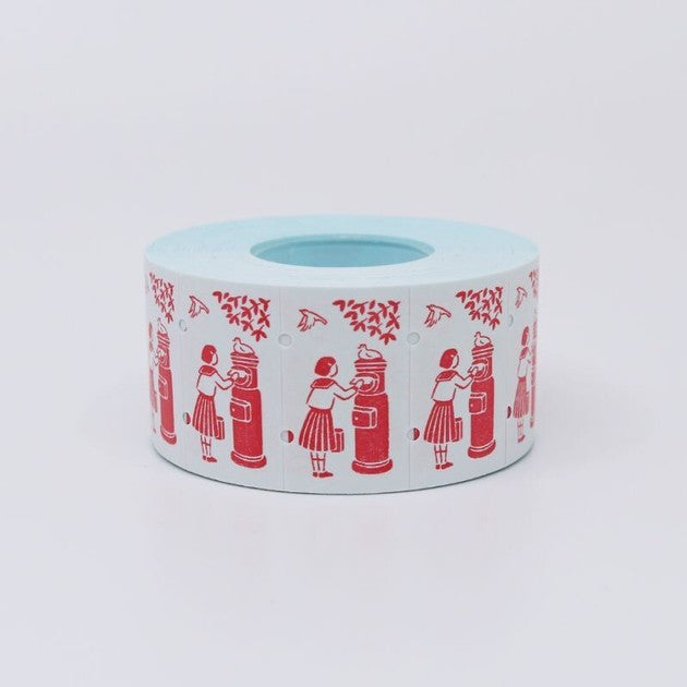 mailbox and a girl - 36 Sublo - 24 label stickers sampler