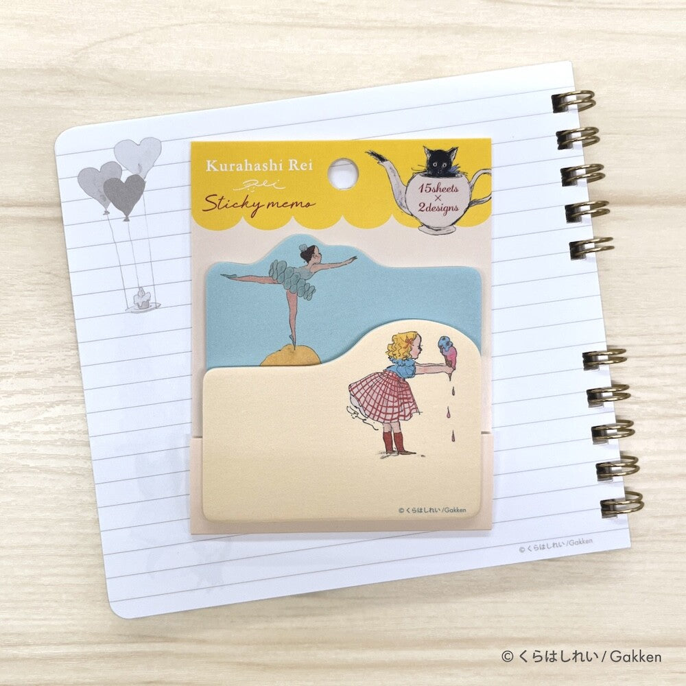 Ice Cream - Kurahashirei die-cut sticky notes