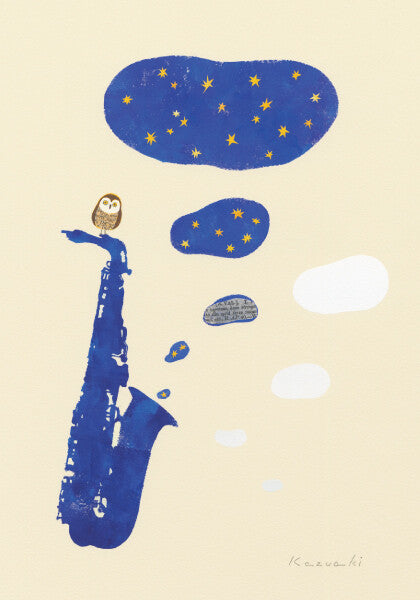 Make the night - Kazuaki Yamada Postcard
