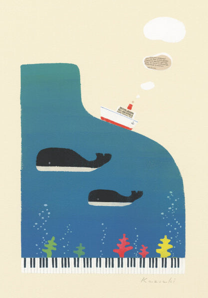 Let's take it slow - Kazuaki Yamada Postcard