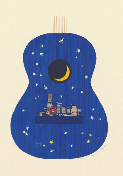 In the dark of night- Kazuaki Yamada Postcard