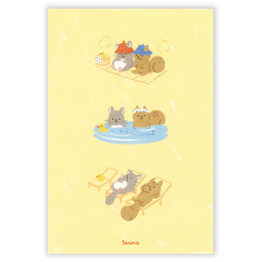 Sauna - NB.co postcard