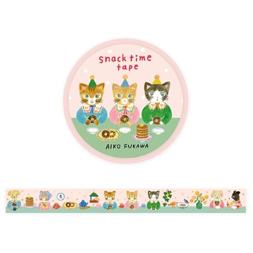 Snack time - Aiko Fukawa Foil-stamped masking tape