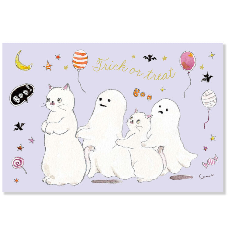 Halloween Ghost Audition - TOCORO COMUGI Halloween Postcard