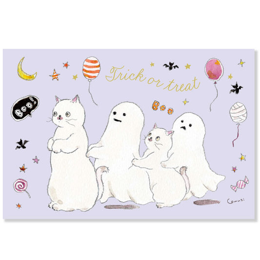 Halloween Ghost Audition - TOCORO COMUGI Halloween Postcard