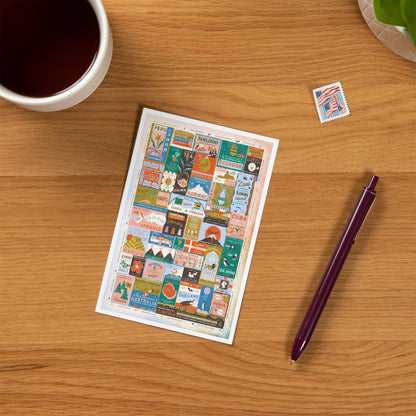 Travel Facts - Lantern Press Postcard