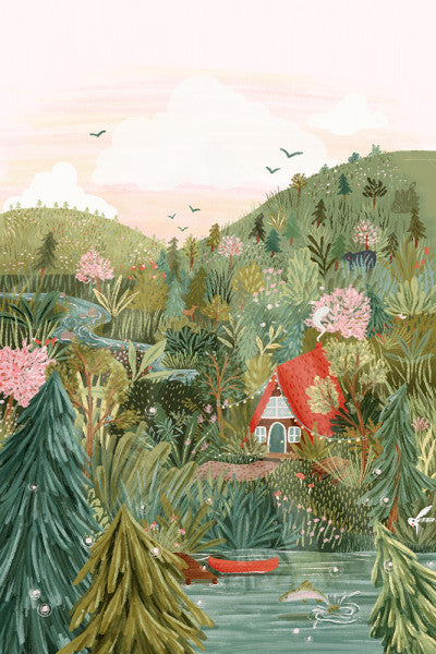 Take Me To The Forest - Lantern Press Postcard