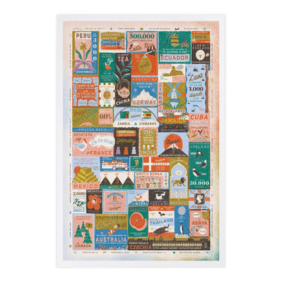 Travel Facts - Lantern Press Postcard