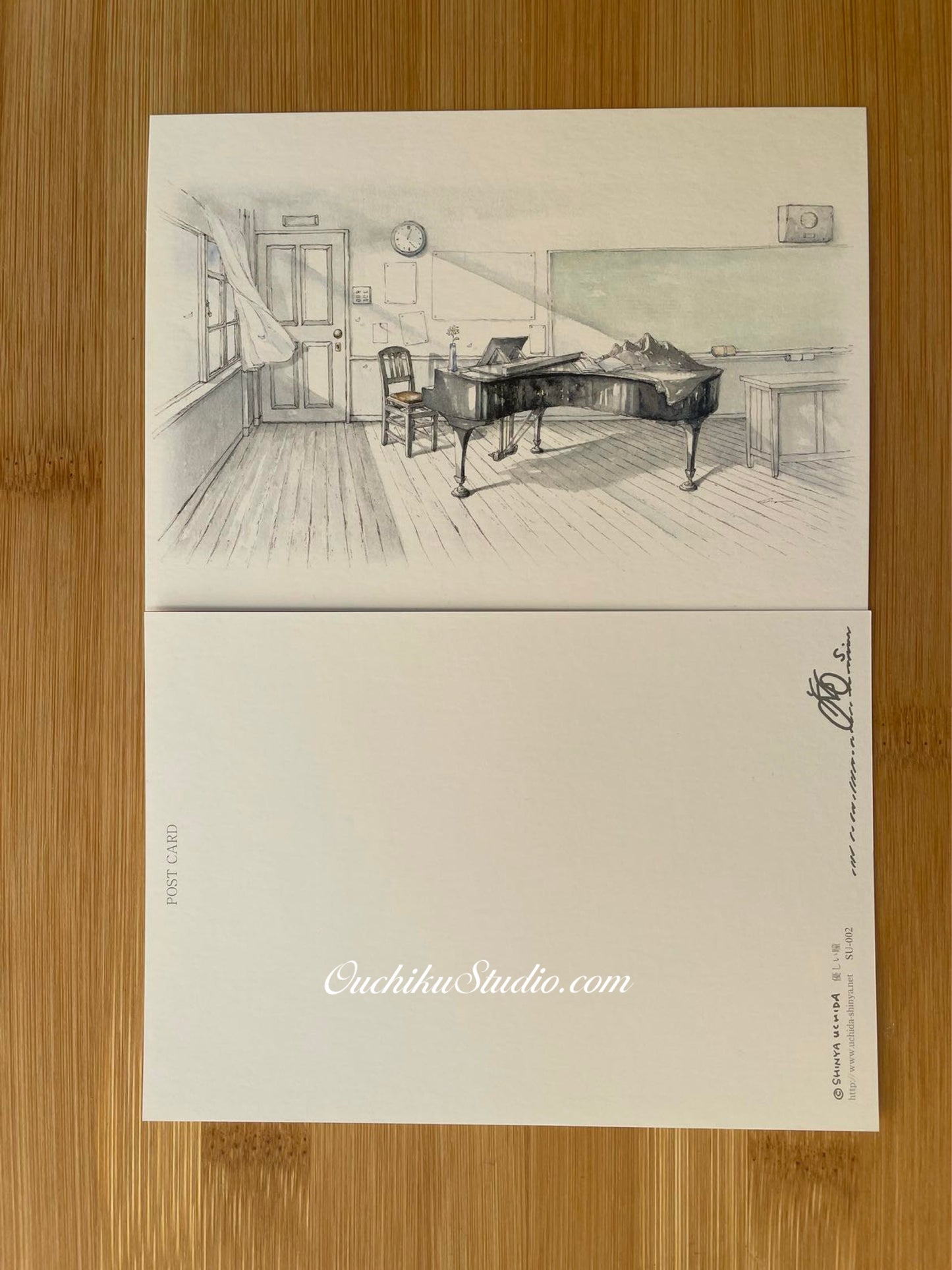 Grand Piano - Shinya Uchida Postcard