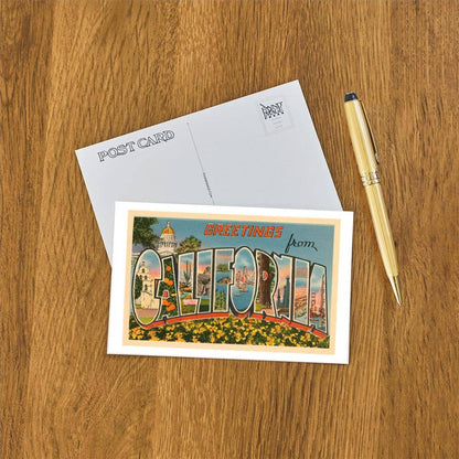 Greetings from California - Found Image postcard