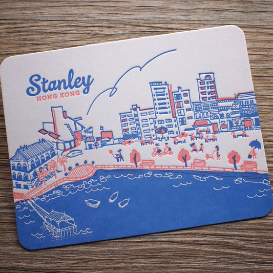 Stanley - Letterpress Travel Postcard - Ditto Ditto