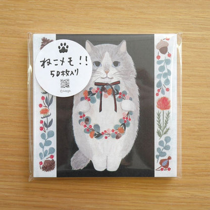 長毛猫 - 4legs memo paper