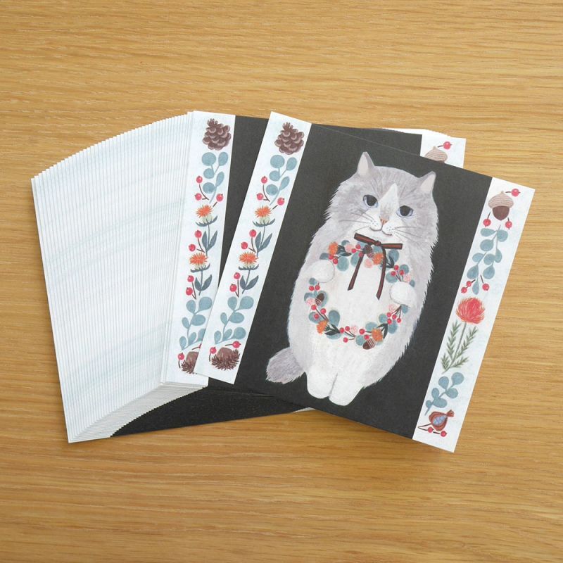 長毛猫 - 4legs memo paper